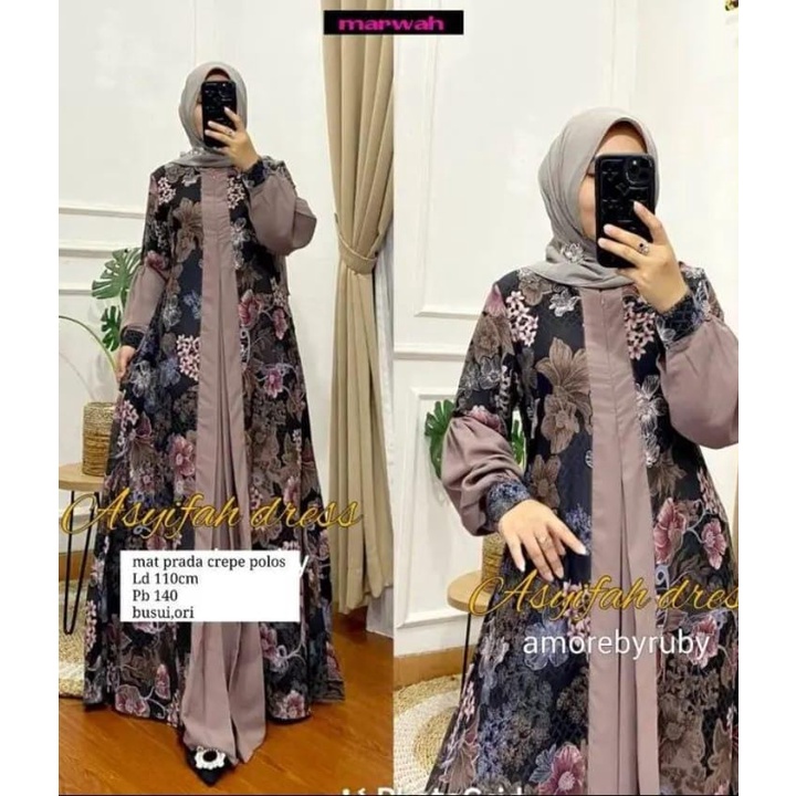[NEW] ASYIFAH DRESS BY MARWAH