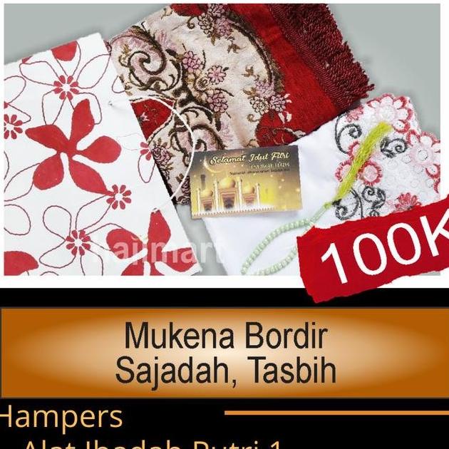 

Hampers Alat Ibadah Cewek/ Hampers Lebaran / Hampers Idul Fitri Wayang.Groceserry
