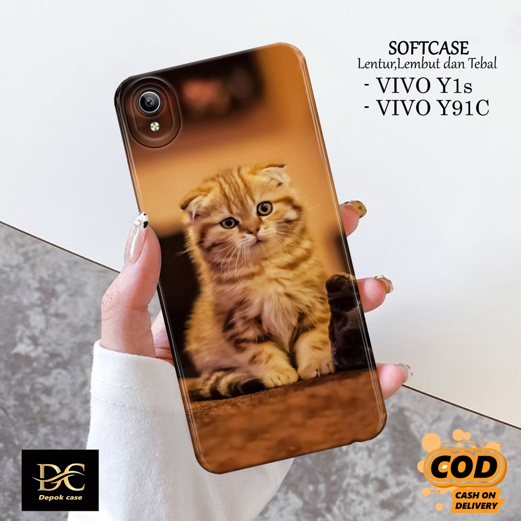 Case VIVO Y91C / VIVO Y1s - Motif KUCING - Casing VIVO Y91C / VIVO Y1s TERBARU - Softcase Hp VIVO Y9