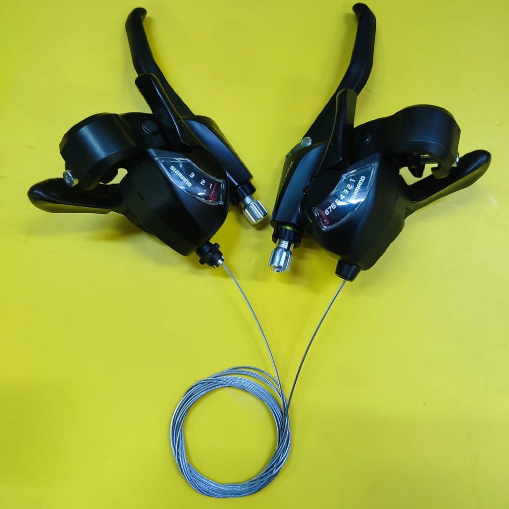 Shifter Shimano 8 speed Tourney TX-800 - Shifter sepeda MTB - Shifter 3x8 speed - Brake v brake Shim