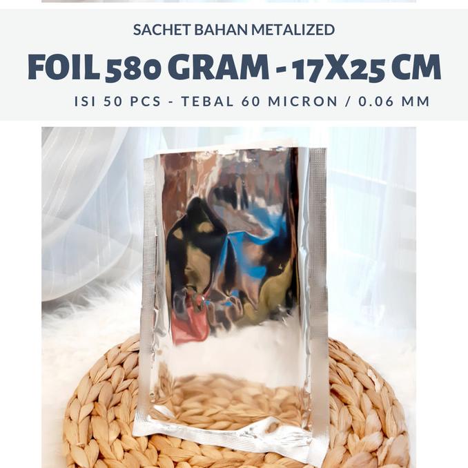siap kirim] kemasan bawang putih bubuk - Kemasan Sachet Aluminium Foil - Aluminium