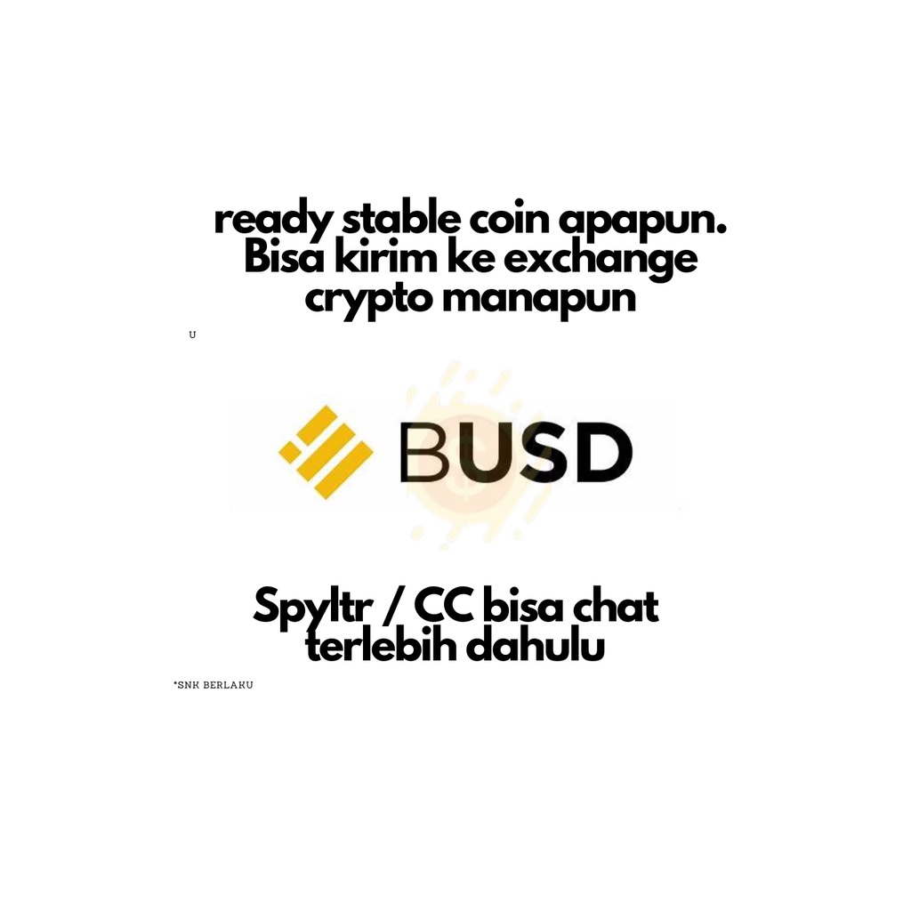 Software Busd/Usdt/Usdc