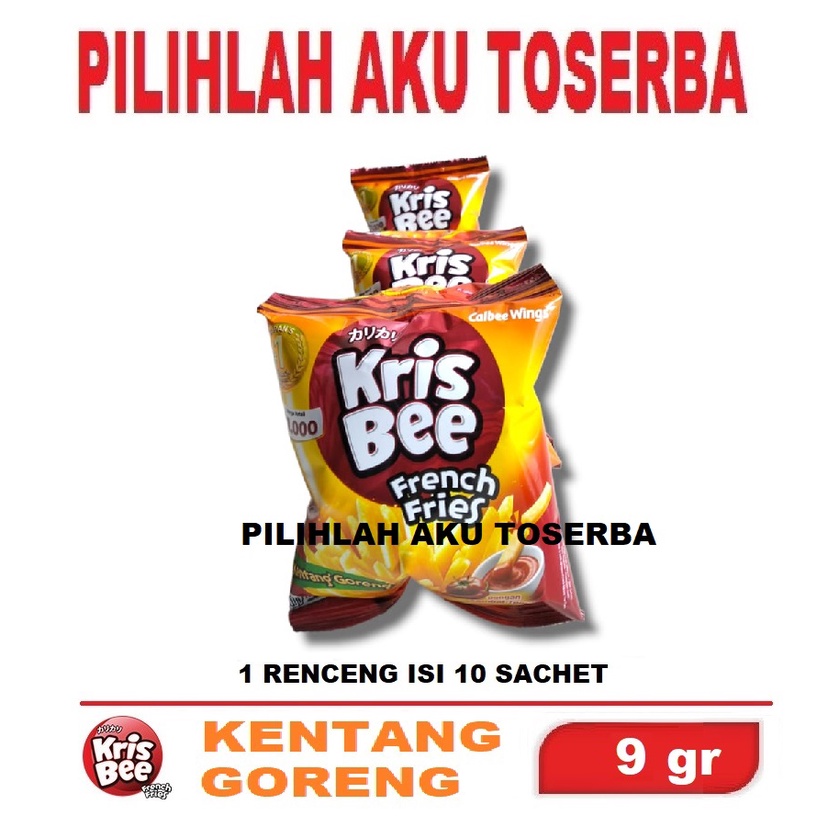 Krisbee French Fries / Kentang Goreng RENCENG - ( HARGA 1 DUS )