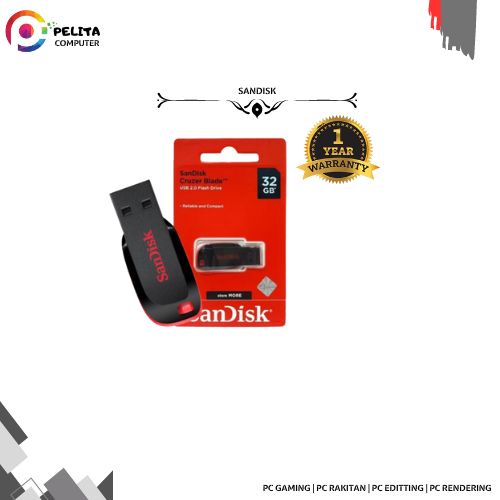 FLASHDISK SANDISK CRUZER BLADE 32GB Flasdisk sandisk 32 GB