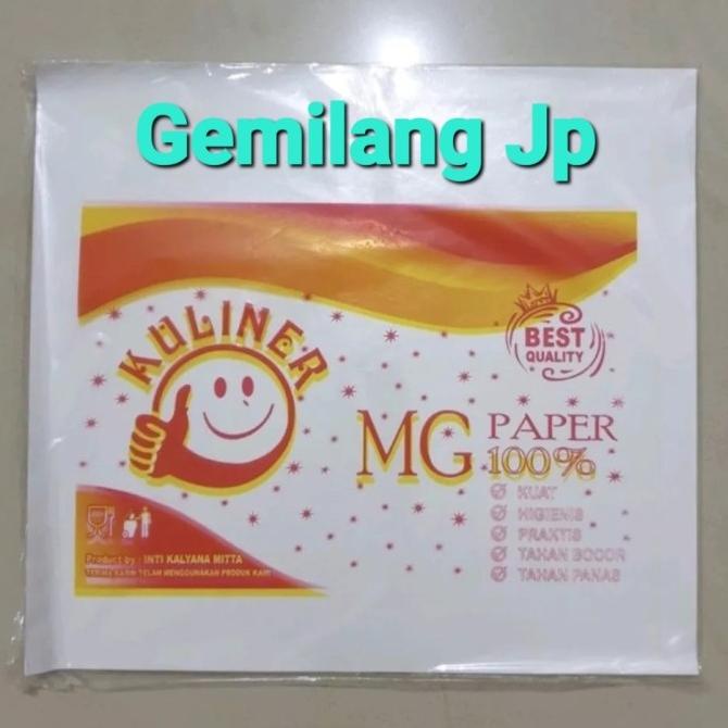 

kertas nasi putih KFC / MCD / BURGER / KEBAB @ 100 lembar CUCI GUDANG