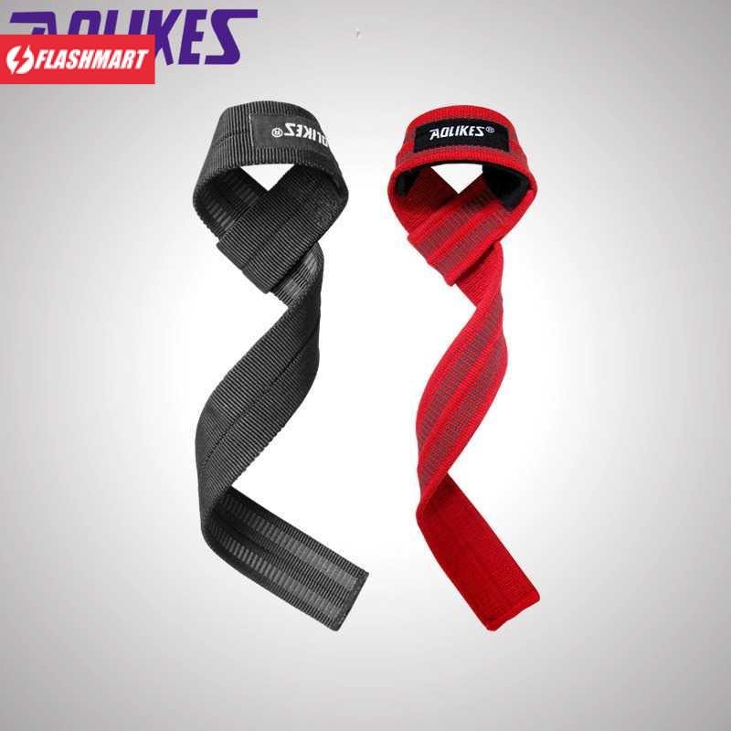 Flashmart Strap Tangan Angkat Beban Anti Slip Strap Weight Lifting 2 PCS - 7635