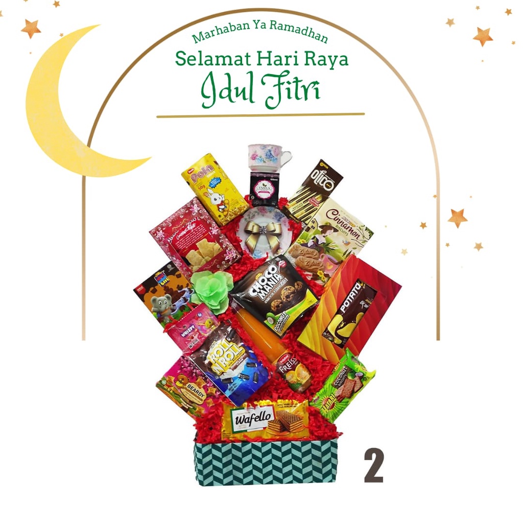 

Parcel Hampers Lebaran Idul Fitri Natal Desain Unik Murah Harga Terjangkau Bandung 2
