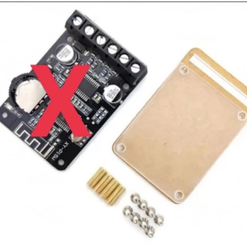 case casing akrilik for XY-P15 BLUETOOTH 5.0 AMPLIFIER POWER 12V-24V