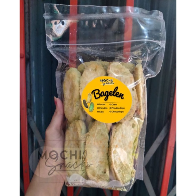 

BAGELEN SI MOCHI 6 RASA (PANDAN KEJU)