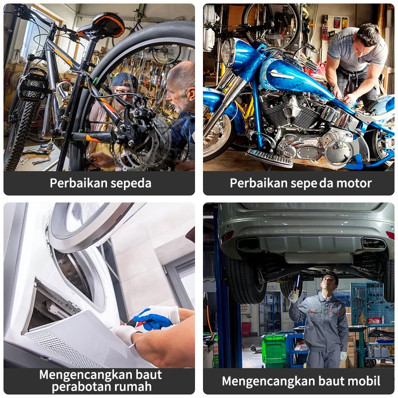 ISKU Kunci Ring Pas Set Kombinasi Spanner Double Ring Offset CR-V Wrench Keseluruhan Dilapisi Krom Perbaikan Mobil Profesional