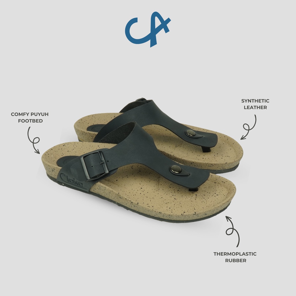 Sandal Pria Distro Casual Anti Slip Sendal Cowok Dewasa Santai Kasual Cloka Flipflops Vaart Series