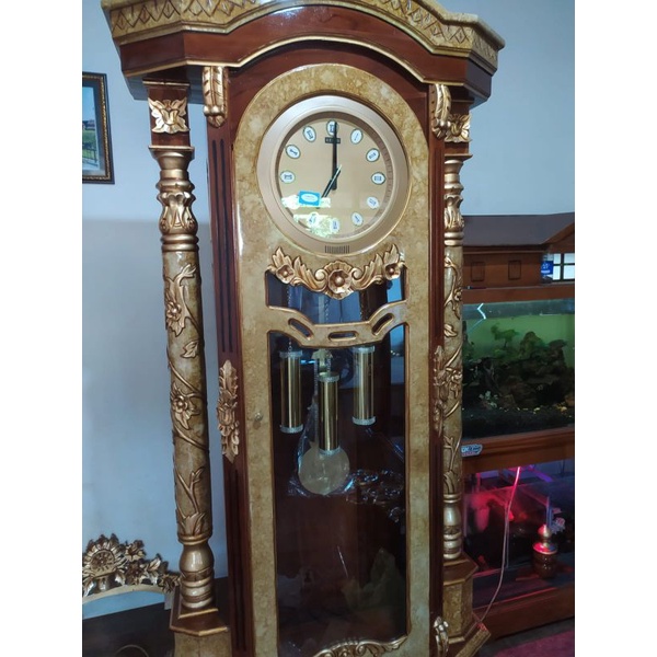 jam hias jati ukir jepara