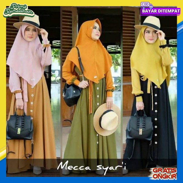 Ghamis Syarii Dress Pesta Kondangan Dres Korea Style Baju Pengajian Ibu2 Bsju Games Kekinian Jumbo I