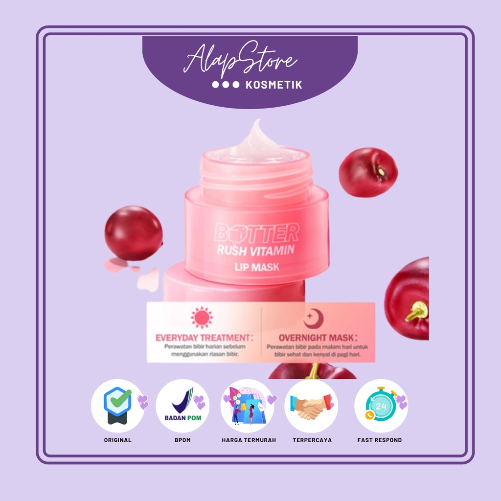 Barenbliss Butter Rush Vitamin Lip Mask I Lip Scrub