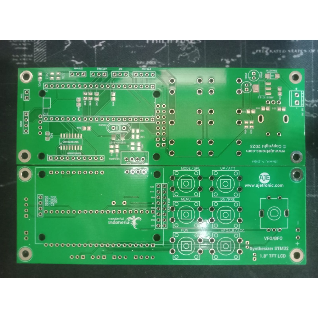 Pcb Dds Vfo Si5351 STM32F103C8T6 Multiband Versi1.2