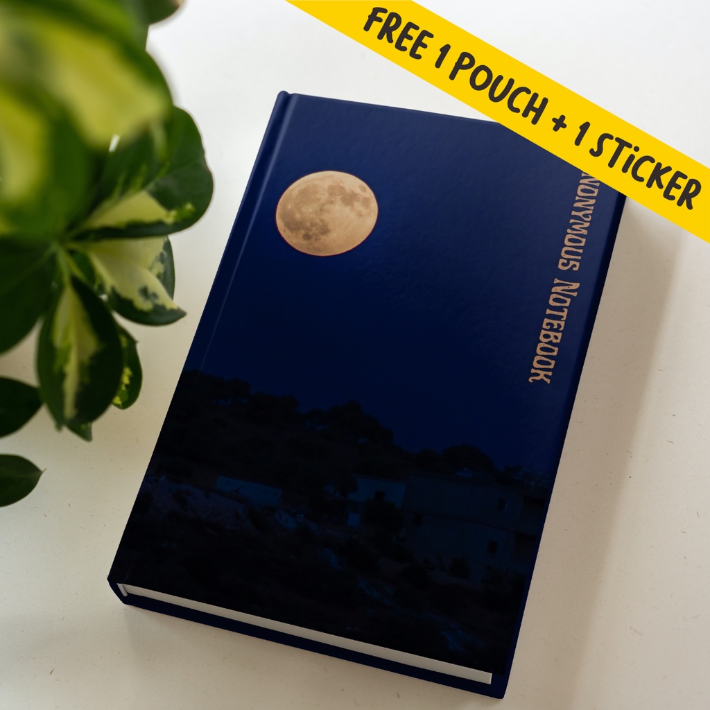 

Buku Catatan Diary Journal Notebook Agenda, Dotted dan Polos Anonymous Notebook Night