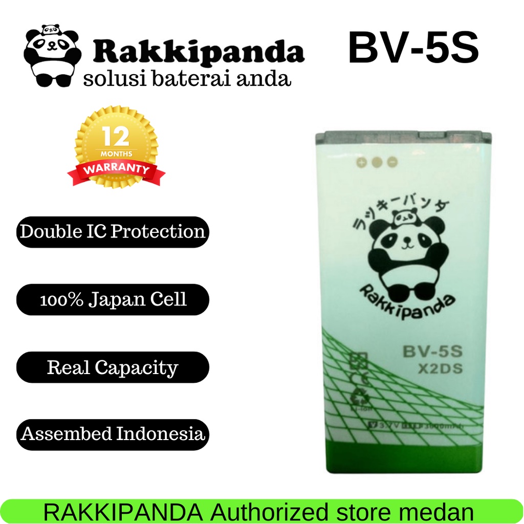 BATERAI RAKKIPANDA BV5S FOR NOKIA X2 ANDROID