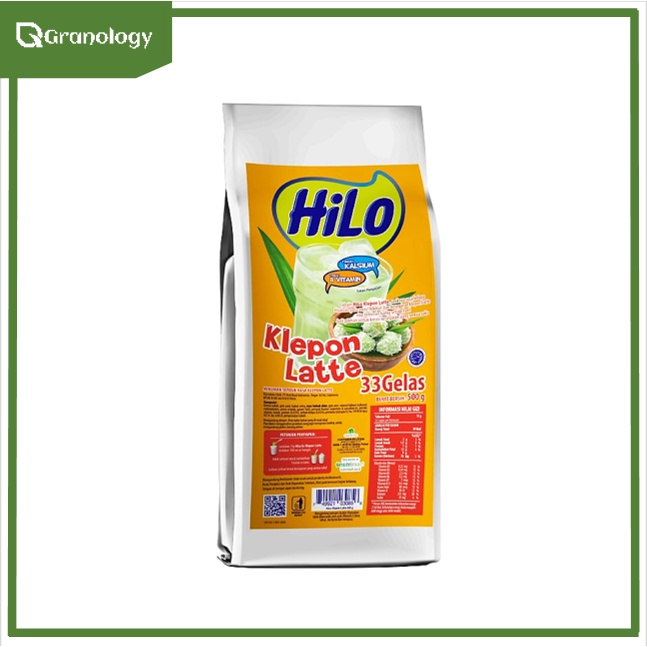 HiLo Klepon Latte Kemasan Refill 500 gram