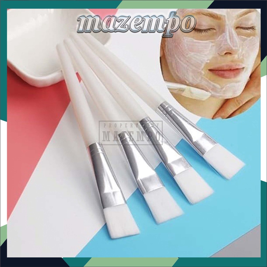 Kuas Masker Wajah make up putih premium Makassar Mazempo