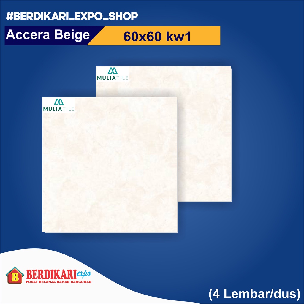 ACCERA BEIGE  KERAMIK MULIA UK 60X60