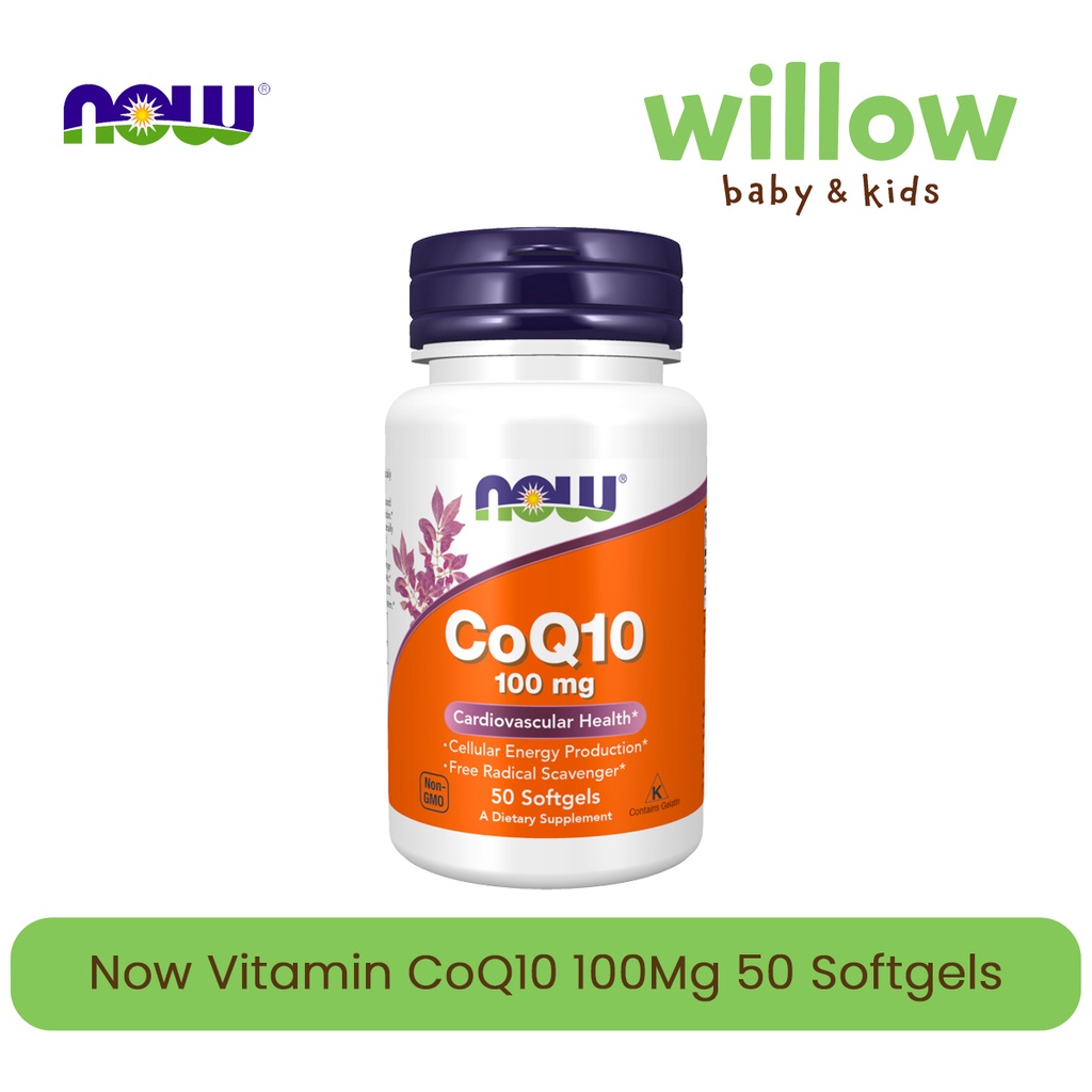 Vitamin - Now Vitamin COQ10 100Mg 50 Softgels
