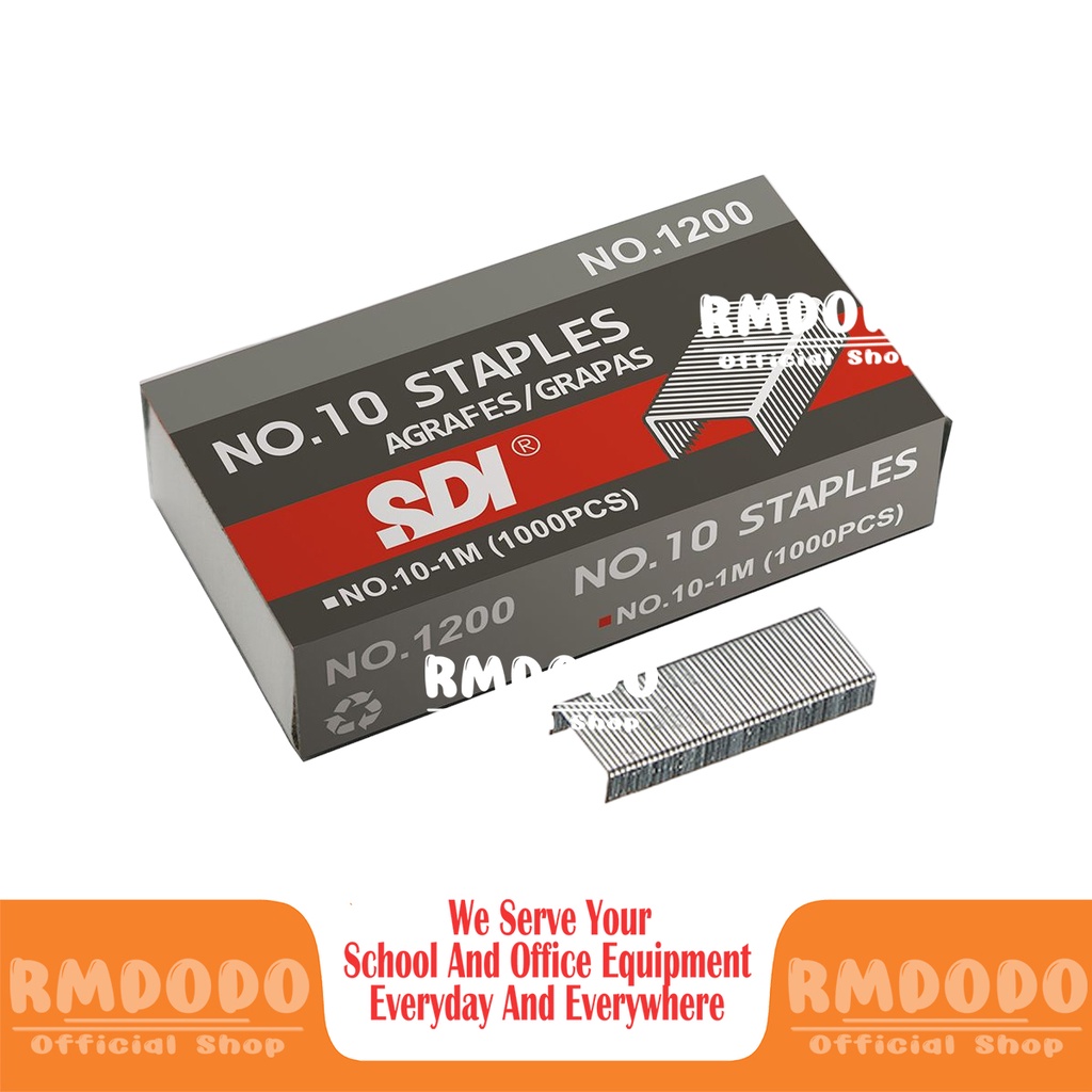 

Rmdodo - No.10 Staples / Isi Staples No.10 [1 Pack Isi 20 Box Kecil] 1200