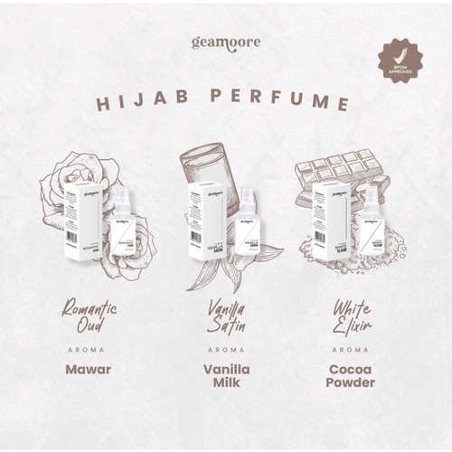 ❤ RATU ❤ Geamoore Hijab Parfum With Shimmer Spray 50ml | Parfume | Perfume BPOM✔️