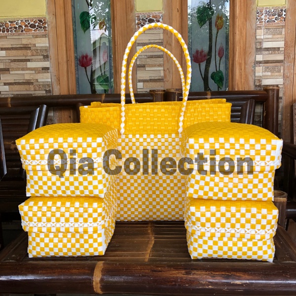 Tas set keben 4 harga promo/ set keben bali / canang sari / tas anyaman jali