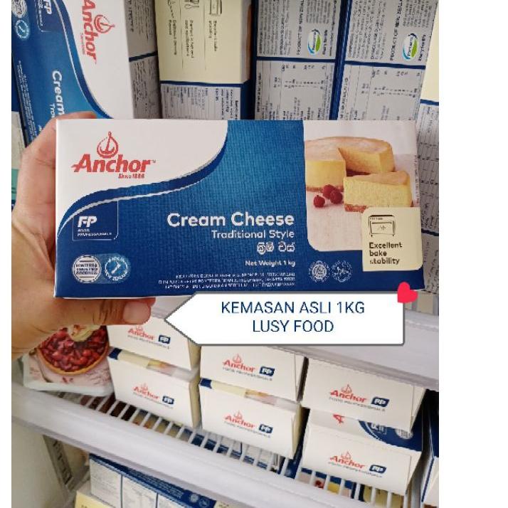

GROSIR Anchor Cream cheese 1KG Halal gas !!