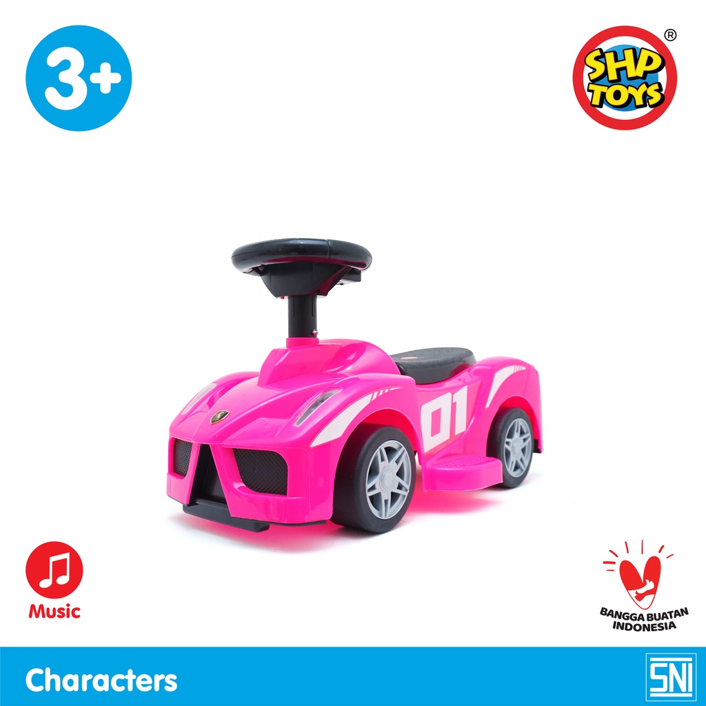 Mainan Anak Mobil Mobilan SHP Cars ENZO 602 SHP Toys - Merah