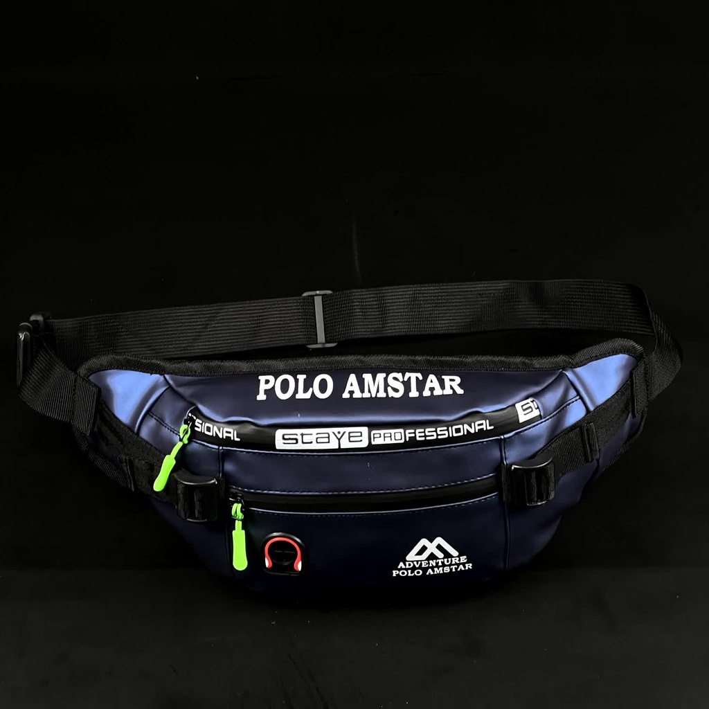 POLO AMSTAR - Tas Pinggang Anti Air Waistbag Tas Selempang Bahu