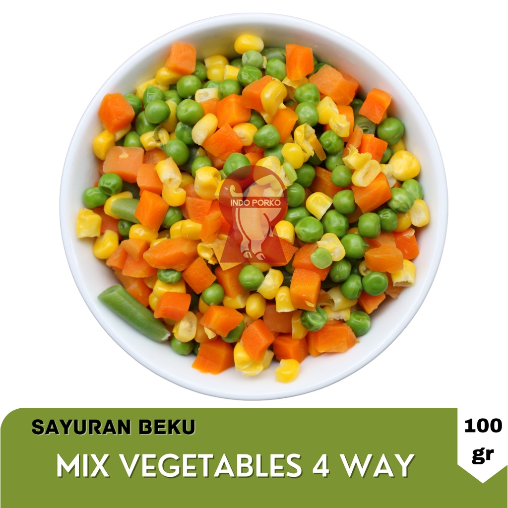 

Sayur Beku Frozen Mixed Vegetables 4 Ways 100gr
