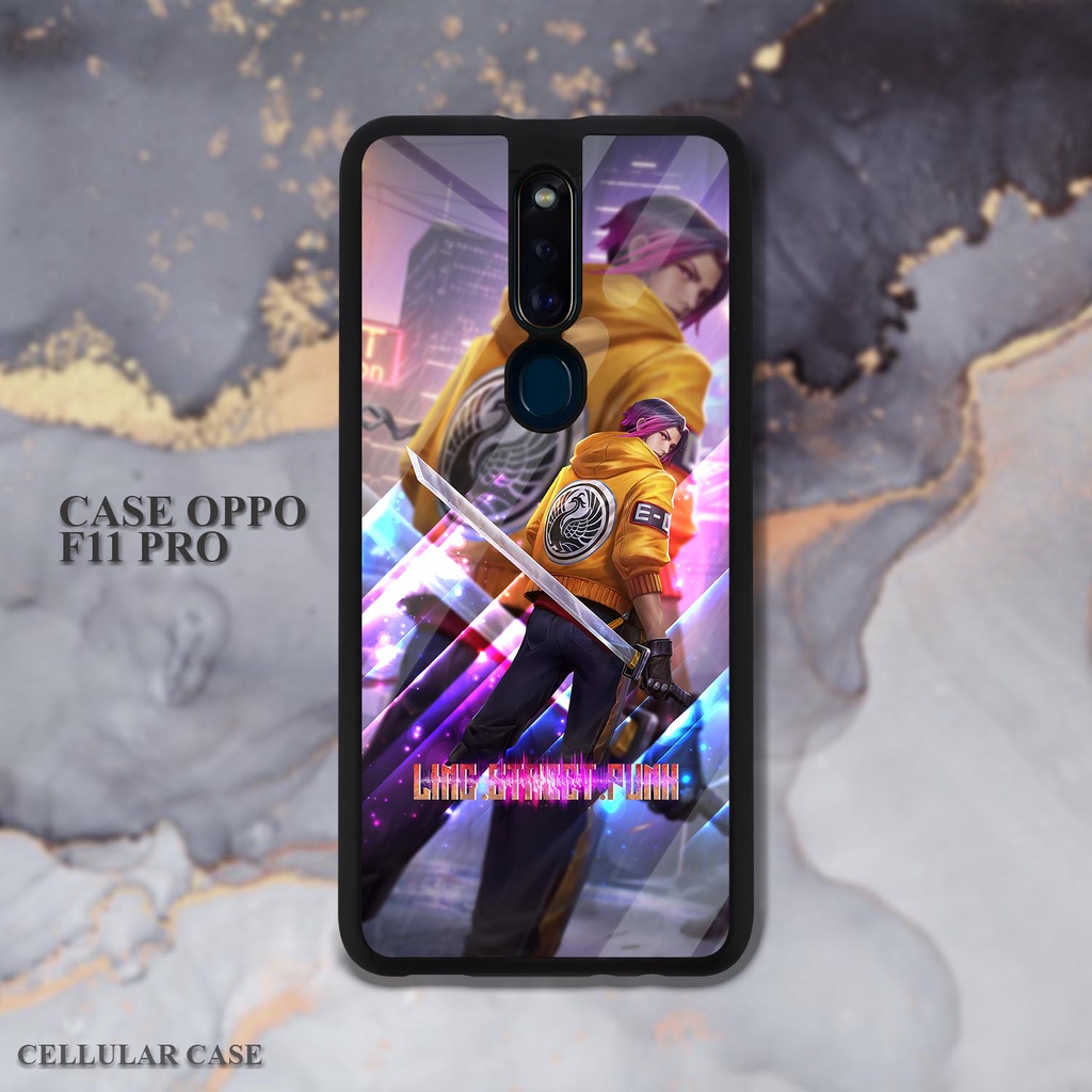 Case Glossy Oppo F11 | F11 Pro [CS19] Casing Kilau Hp oppo | Game Ml Mobile Legends Ling Chou Hayabu