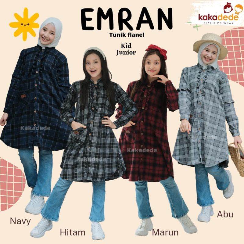 Tunik Flanel Emran by Kakadede Orisabilaqu || Couple Emran | Motif 2