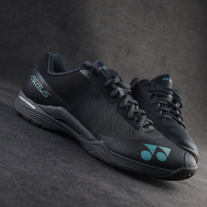 {MentariStore} SEPATU YONEX AERUS Z DARK GREY AERUSZ DARK GREY AERUS Z BLACK ORIGINAL - 40 Murah