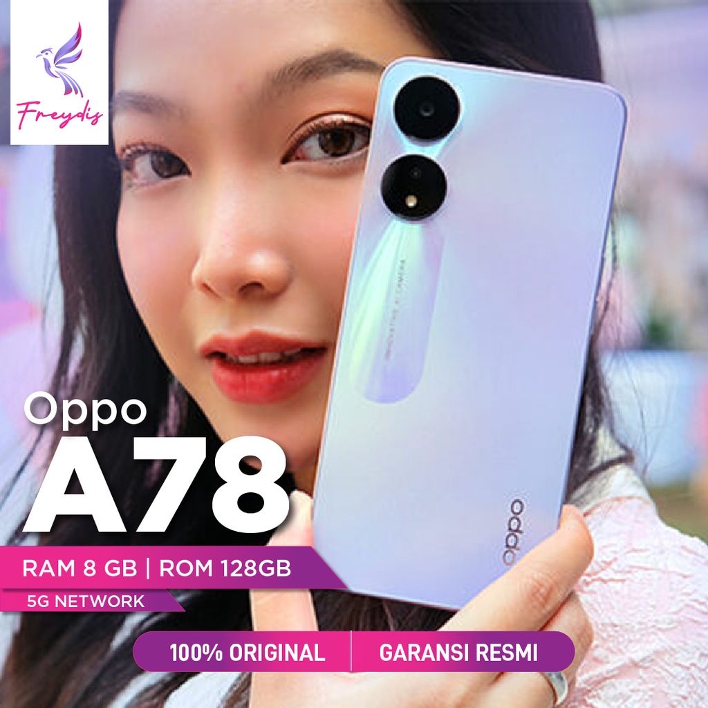 OPPO A78 5G 8/128 8/256 GB RAM 8 ROM 128 256 8GB 128GB 256GB HP Smartphone Android