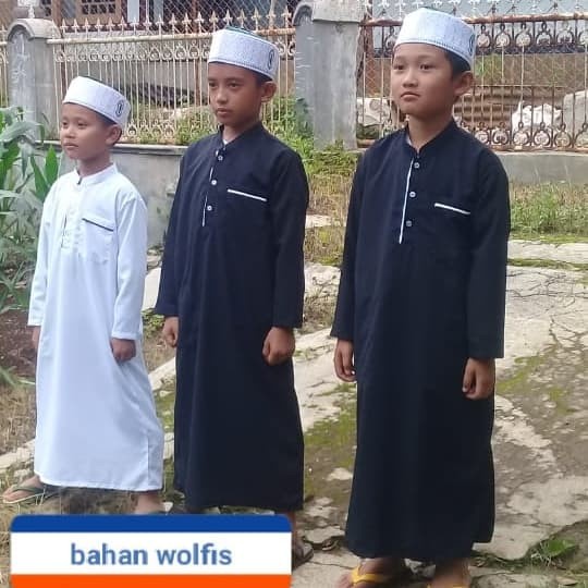 JUBAH ANAK 5-12TAHUN / JUBAH SHOLAT ANAK / GAMIS ANAK COWOK 5-12 TAHUN Berkualitas A7Y3