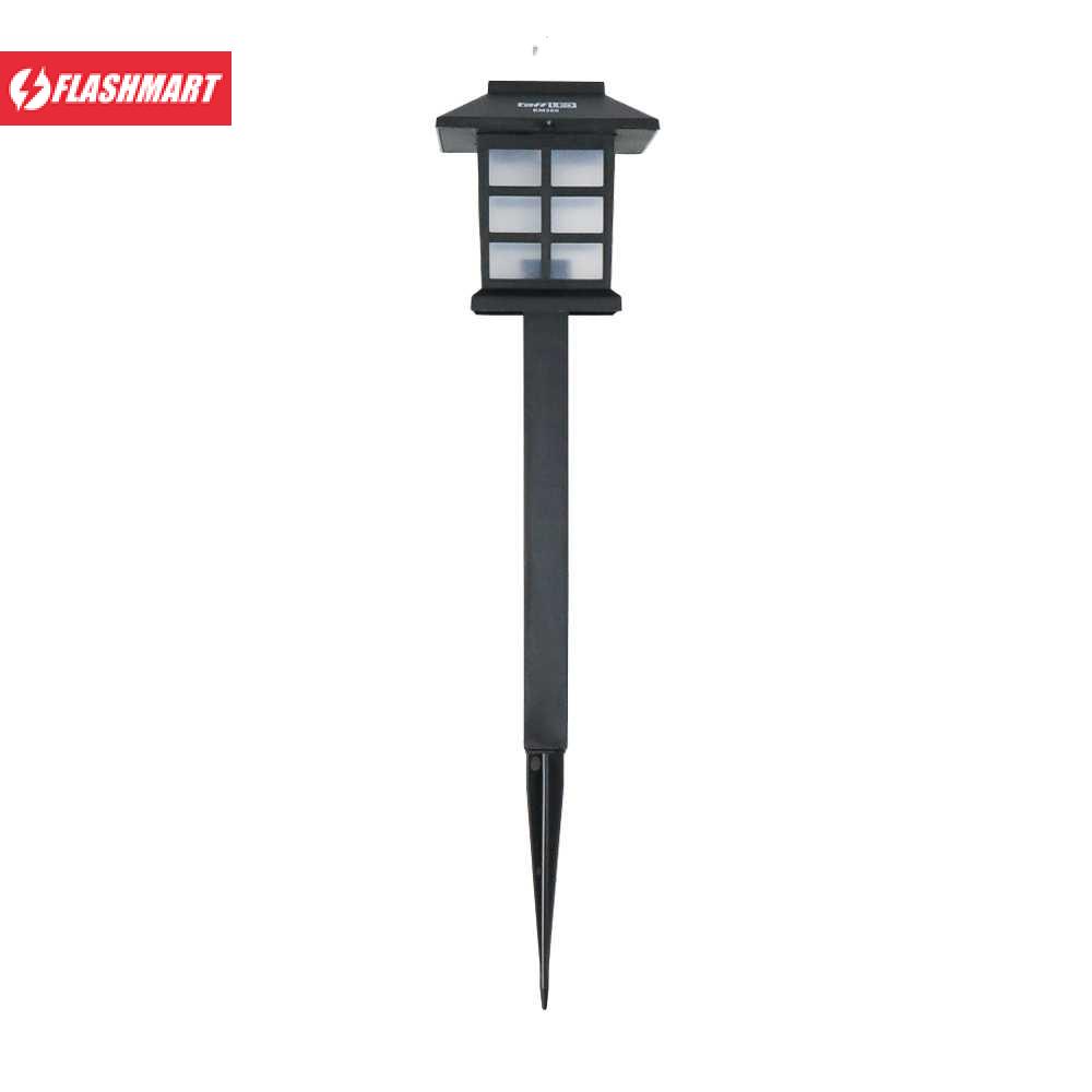 Flashmart Lampu Taman Hias Tancap Sensor Cahaya Solar Power Waterproof - EM300