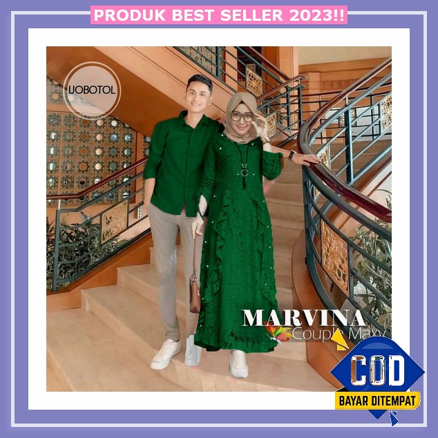 [Promo] Sarimbit Ethica Terbaru 2023 Couple 167 Ivory Cream/Sarimbit Couple/Baju Kondangan/Baju Leba