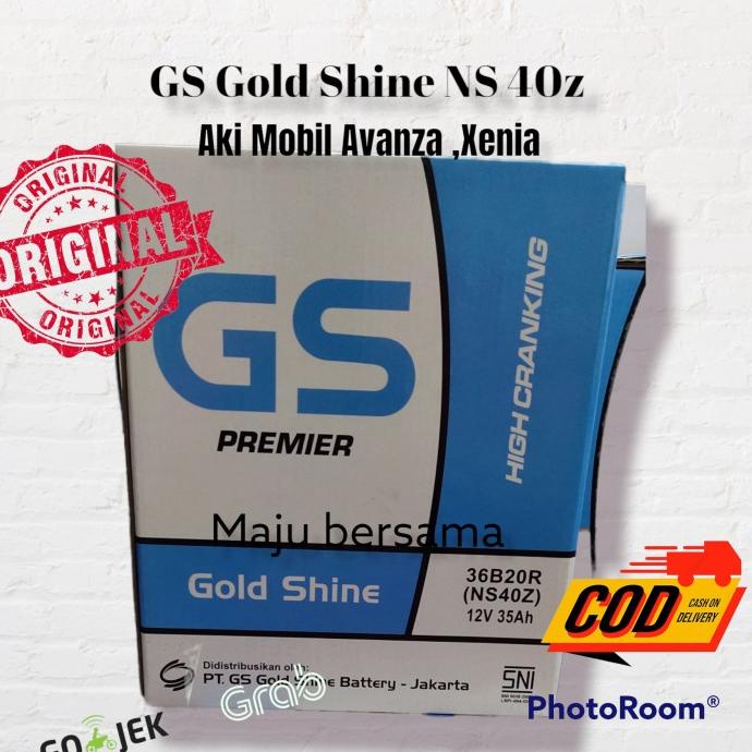 Sale Aki Mobil Daihatsu Taruna Ns40Z (36B20R) Gs Gold Shine Aki Basah Terlaris