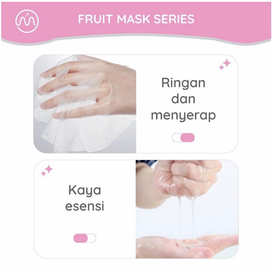 Minipink Fruit Sheet Mask Masker Wajah Buat Kulit Wajahmu Selalu Terlihat Cantik dan Segar Setiap Hari MP001