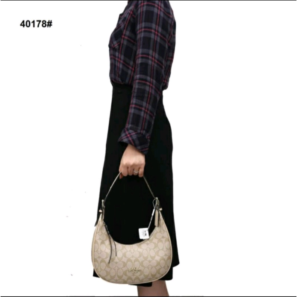 FREE BOX !!! Tas kulit wanita COACCH bailey hobbo in signature Shoulderbag wanita kekinian 2023