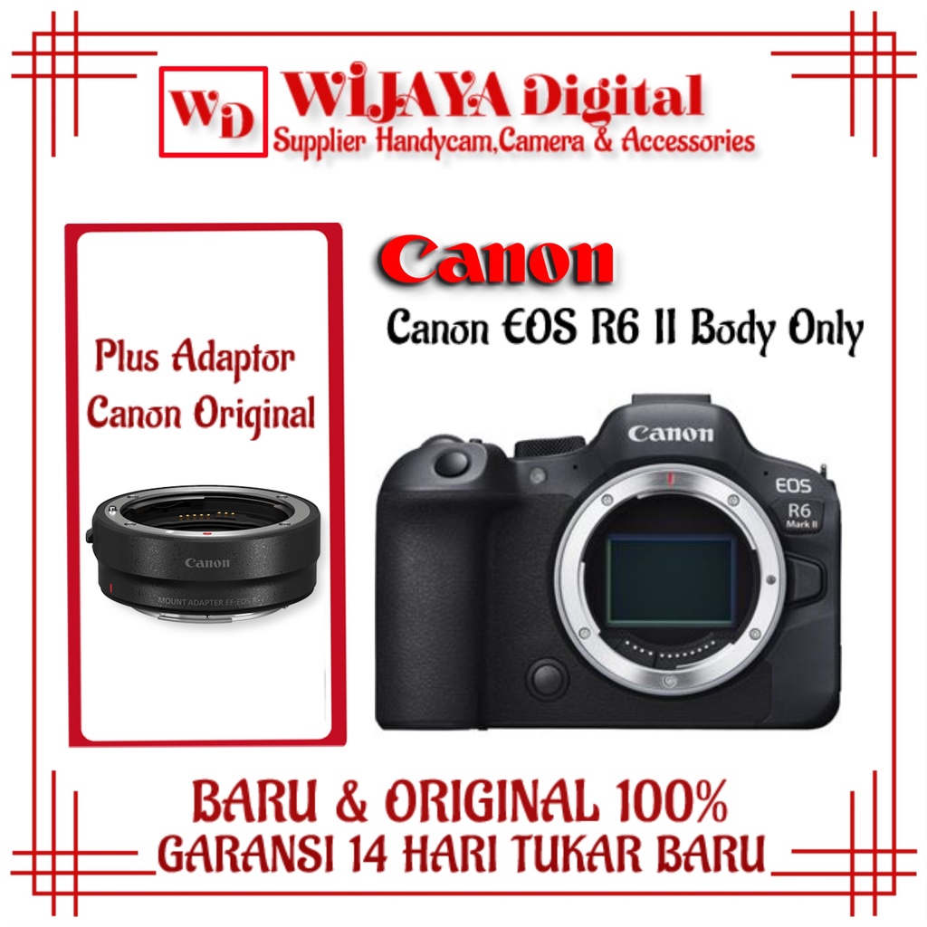 Canon Eos R6 Mark II BO-Canon EOS R6 II Body Only