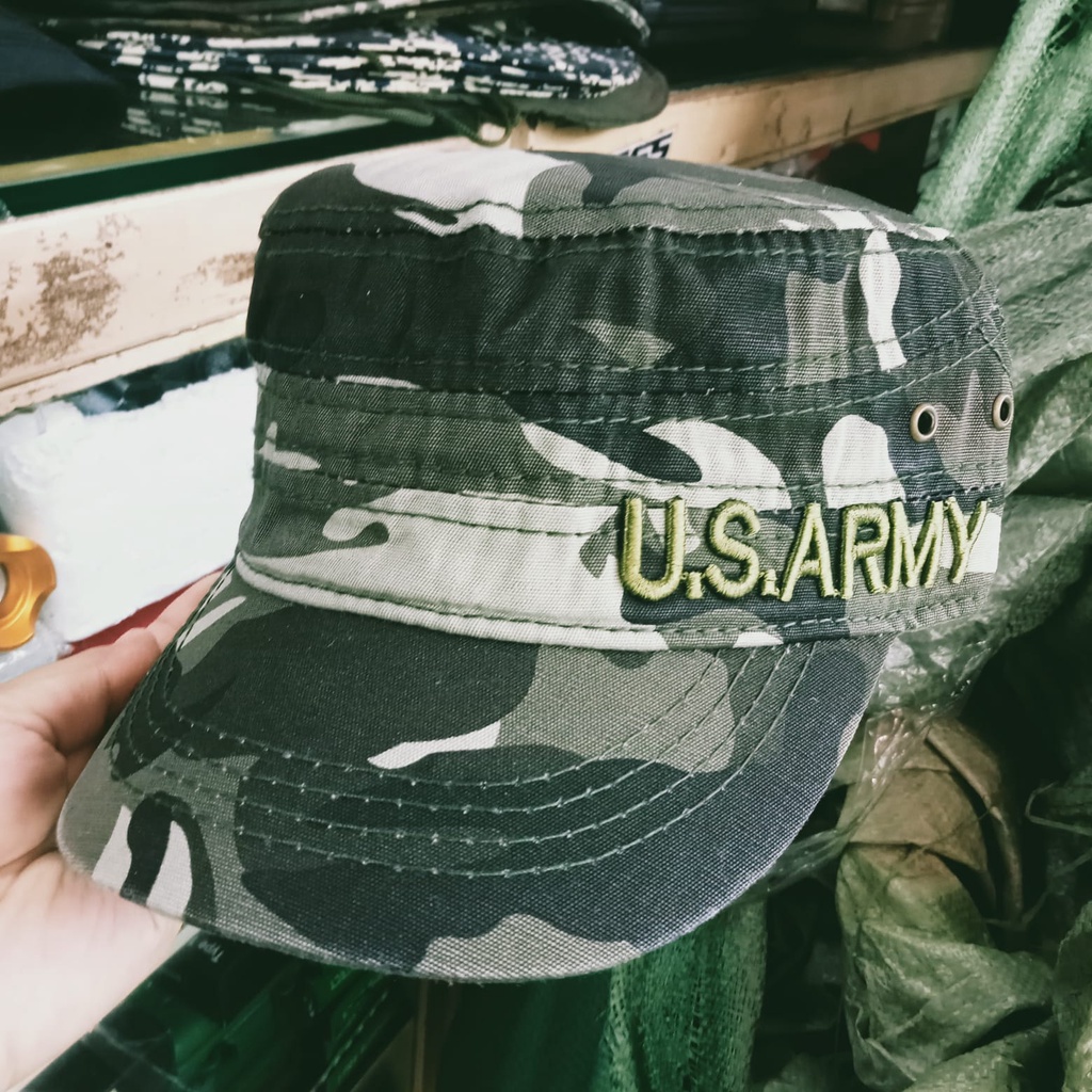 Topi Jeep Army Allsize Bordir Jeep /Topi Army