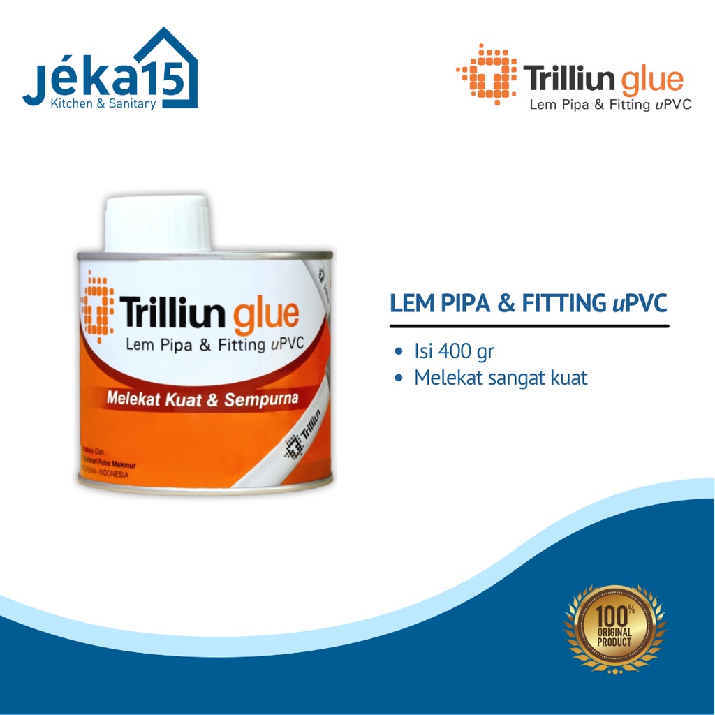 TRILLIUN GLUE | LEM PIPA &amp; FITTING UPVC