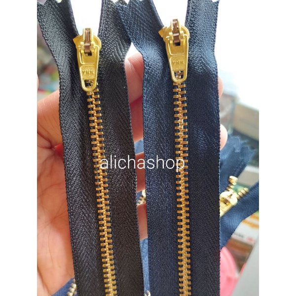 Resleting Jeans kuningan YKK