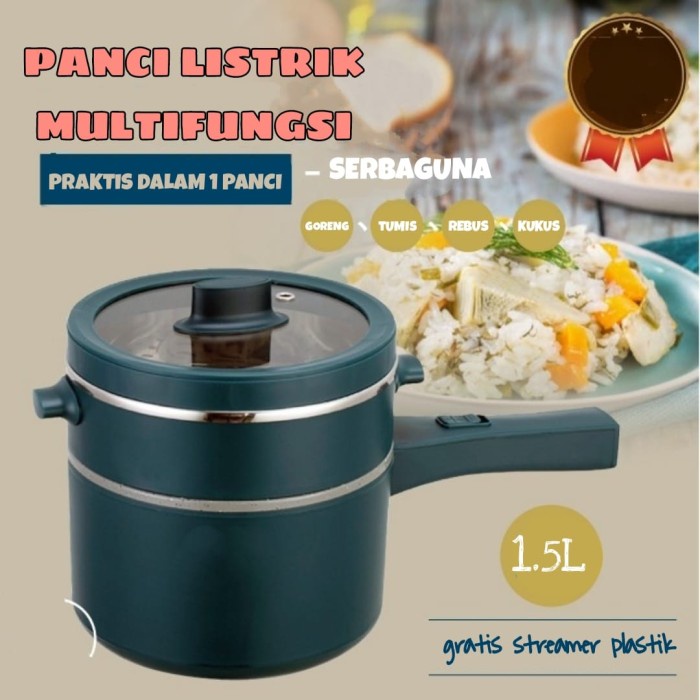 Terlaris Ayp Panci Listrik 1.5L Kompor Listrik Pintar Electric Cooking Pot
