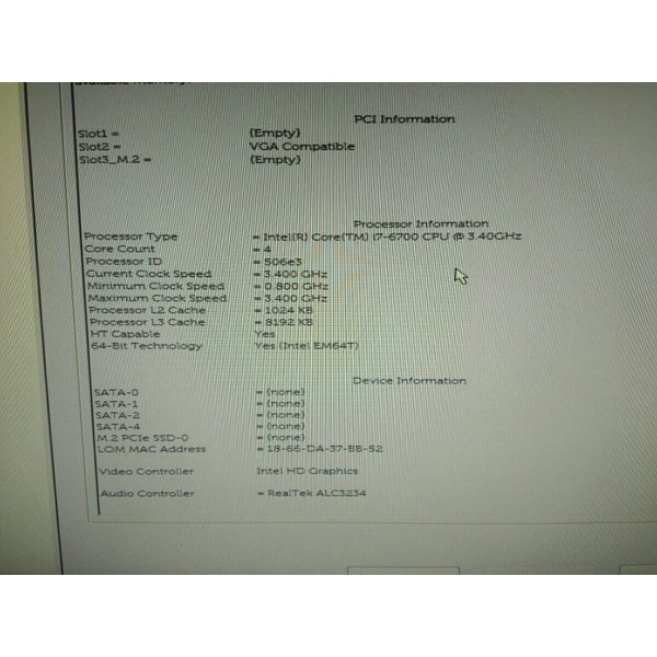 Prosesor Intel Core I7 6700 3.40 Ghz Socket 1151 Gen 6 Terbaru Murah Bagus
