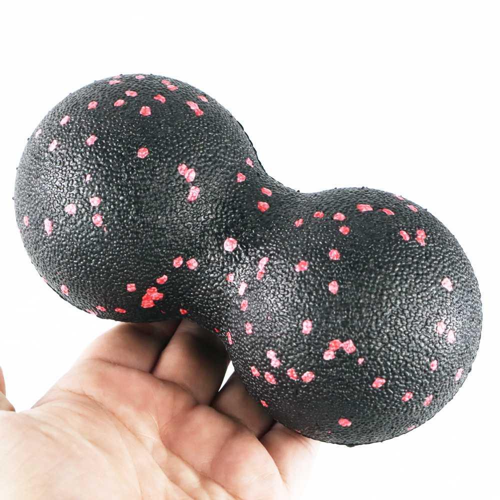 Alat Bantu Yoga Peanut Massage Foam Block Roller Ball 8x16cm - D335