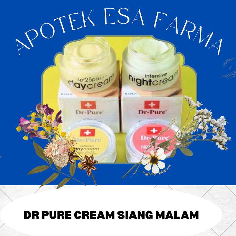 DR PURE CREAM SIANG&MALAM ORIGINAL BPOM